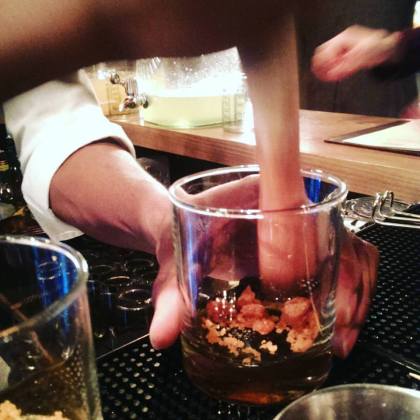 WM Barker Dirty Dicks Bishopsgate City Cocktail bar Bourbon whiskey