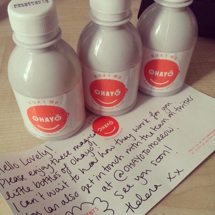 Ohayo Tomorrow Hangover Cure